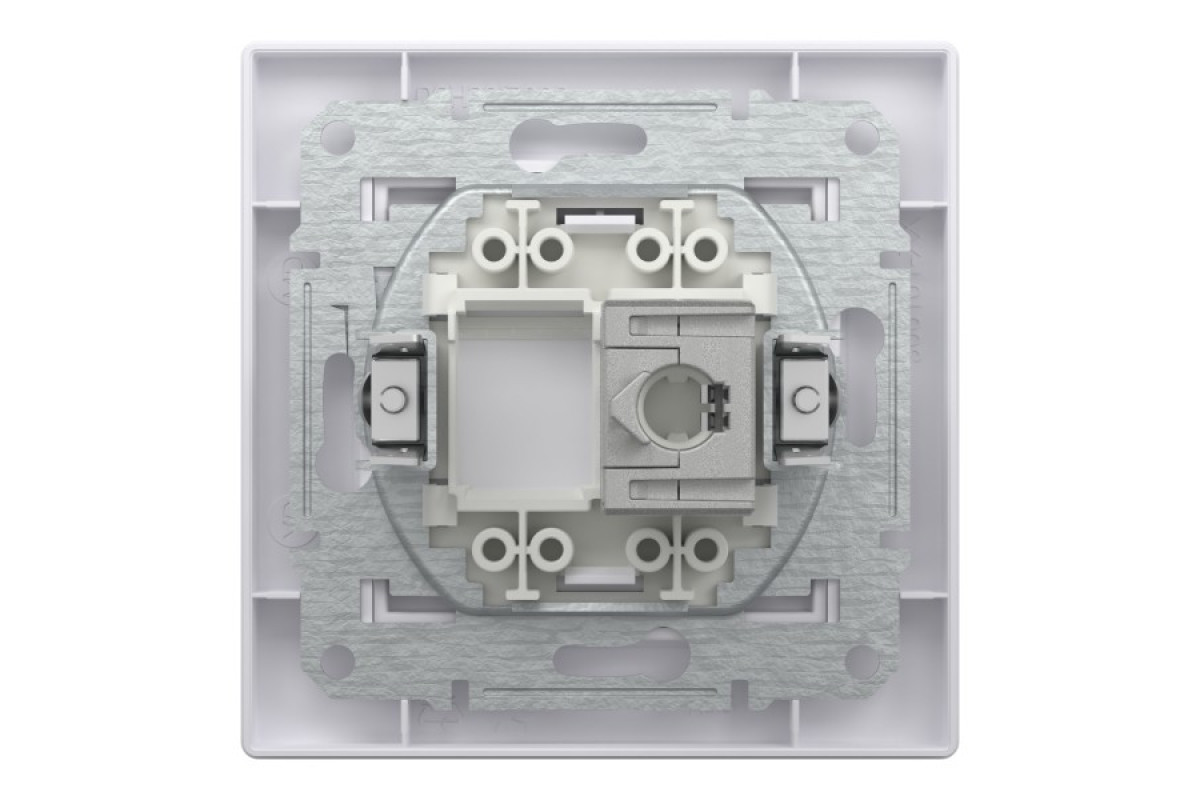 Розетка комп'ютерна RJ45 STP категорія 5Е Біла Asfora (EPH5000121)