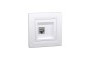 Розетка комп'ютерна RJ45 STP категорія 5Е Біла Asfora (EPH5000121)