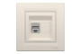 Розетка комп'ютерна RJ45 STP категорія 5Е Крем Asfora (EPH5000123)
