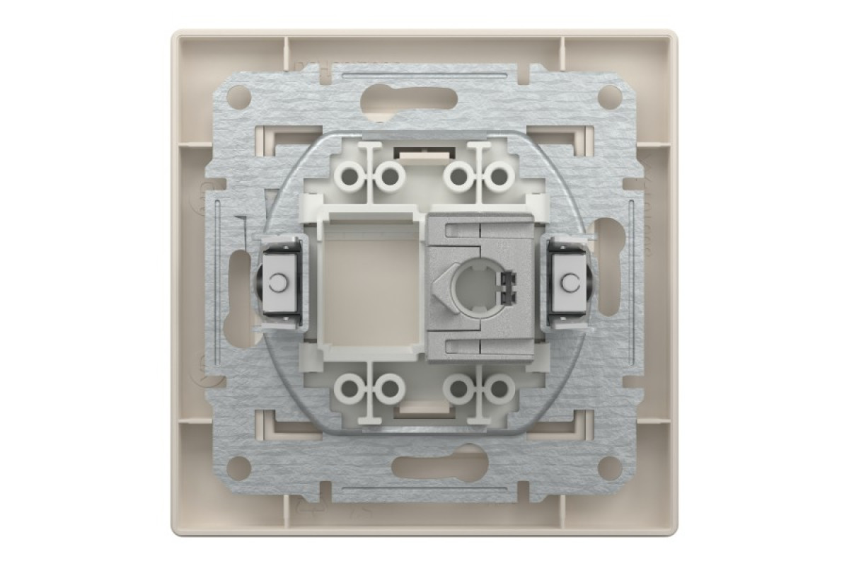 Розетка комп'ютерна RJ45 STP категорія 5Е Крем Asfora (EPH5000123)