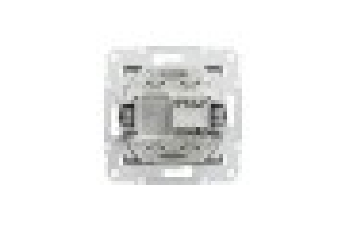 Розетка комп'ютерна RJ45 UTP категорія 5Е Asfora Алюміній (EPH4300161)