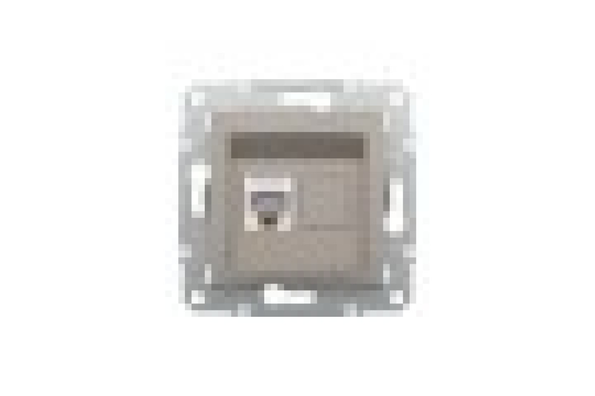 Розетка комп'ютерна RJ45 UTP категорія 5Е Asfora Бронза (EPH4300169)