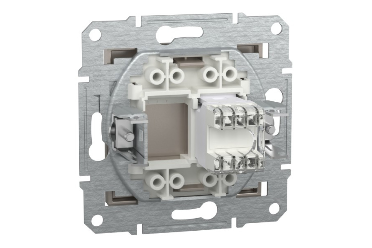 Розетка комп'ютерна RJ45 UTP категорія 5Е Asfora Бронза (EPH4300169)