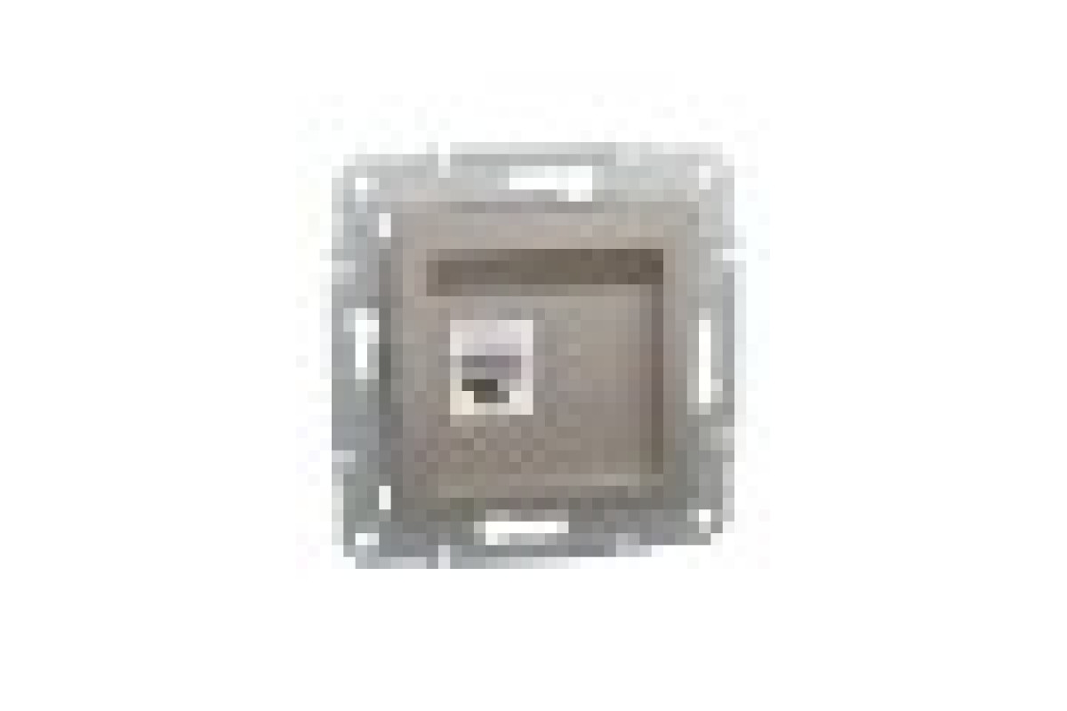 Розетка комп'ютерна RJ45 UTP категорія 5Е Asfora Бронза (EPH4300169)