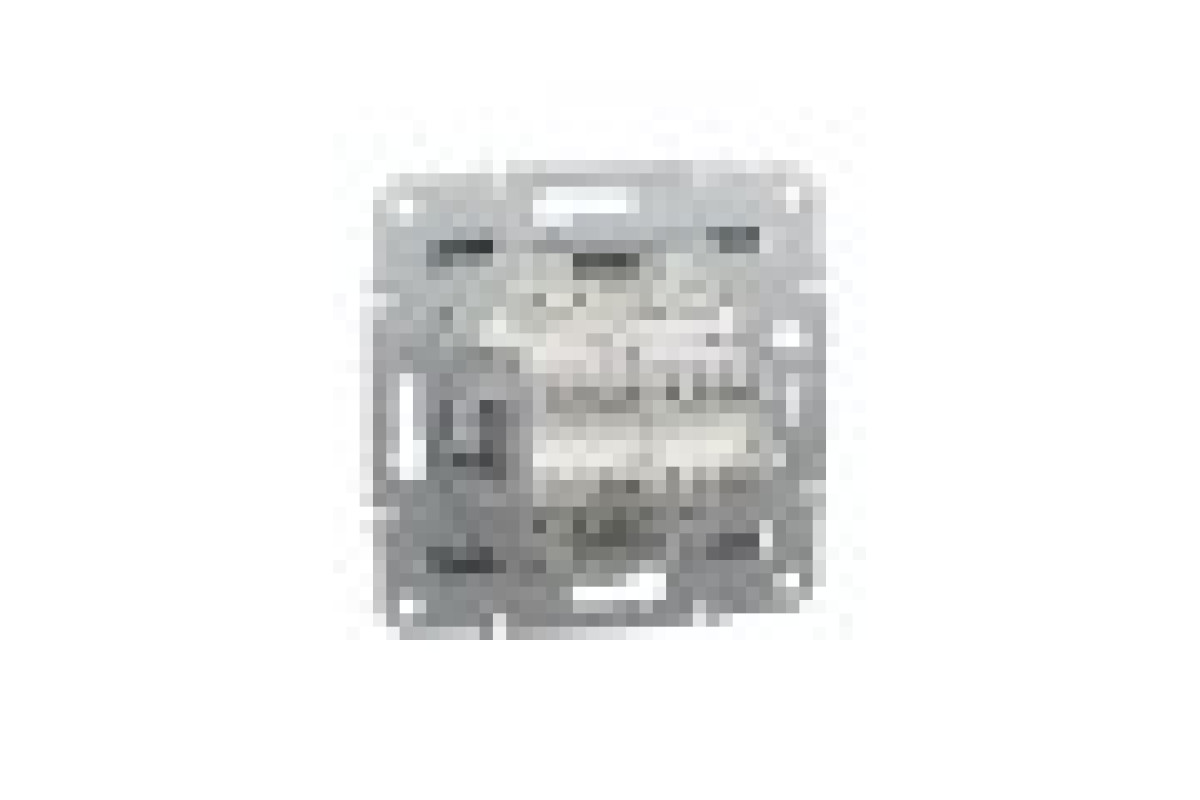 Розетка комп'ютерна RJ45 UTP категорія 5Е подвійна Asfora Сталь (EPH4400162)