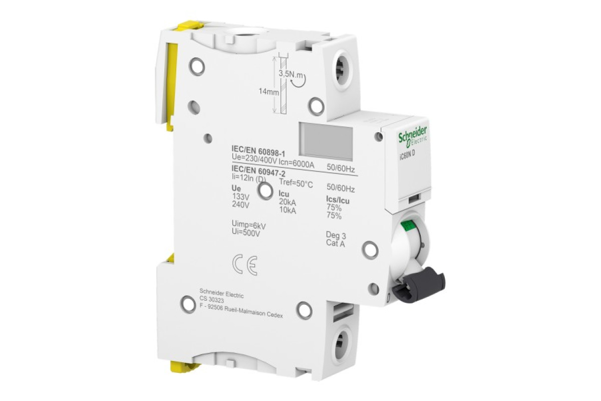 Автоматичний вимикач iC60N 1P 32A D (A9F75132)