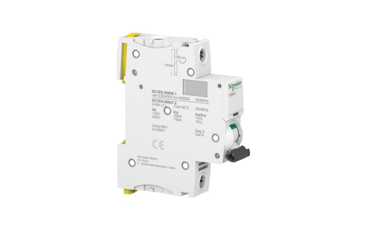 Автоматический выключатель iC60N 1P 63A C (A9F79163)