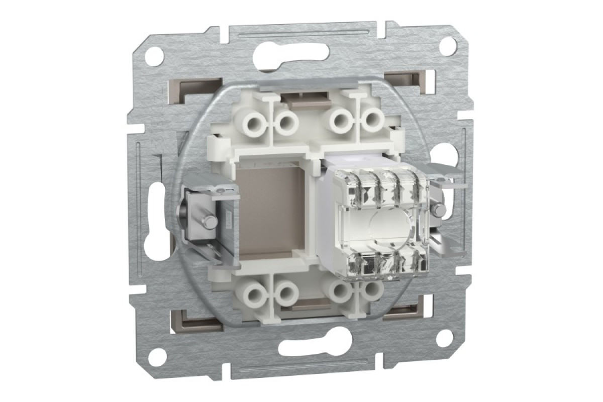 Розетка комп'ютерна RJ45 UTP категорія 6 Asfora Бронза (EPH4700169)