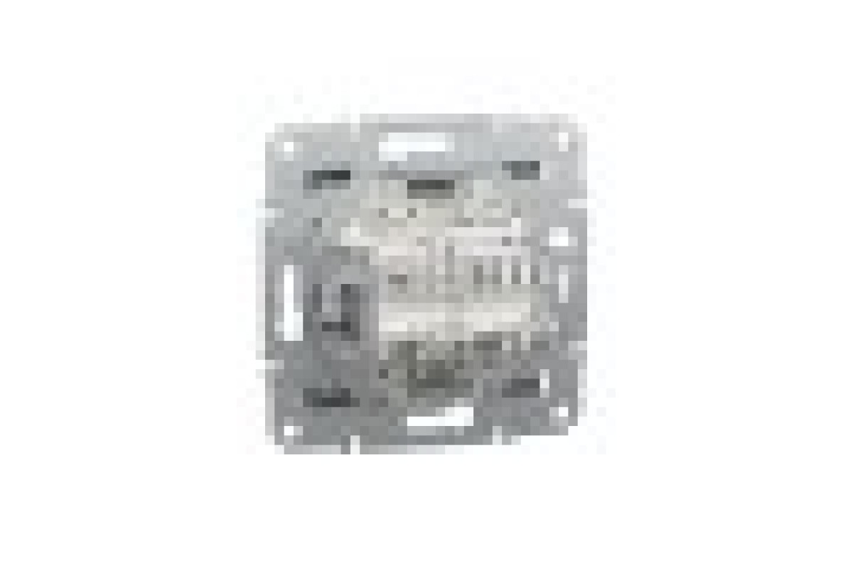 Розетка комп'ютерна RJ45 UTP категорія 6 подвійна Asfora Сталь (EPH4800162)