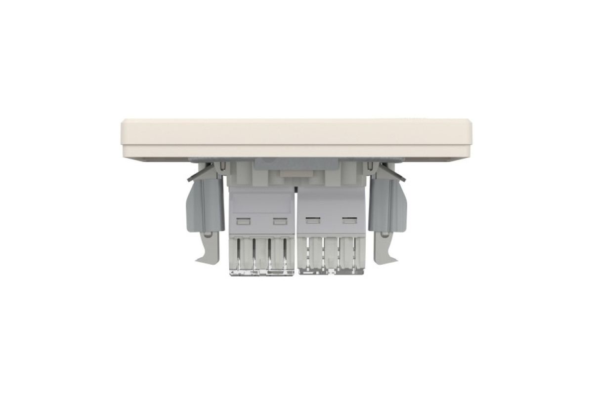 Розетка комп'ютерна RJ45 категорія 5Е І ТЕЛЕФОННА Розетка RJ12 Крем Asfora (EPH4900123)