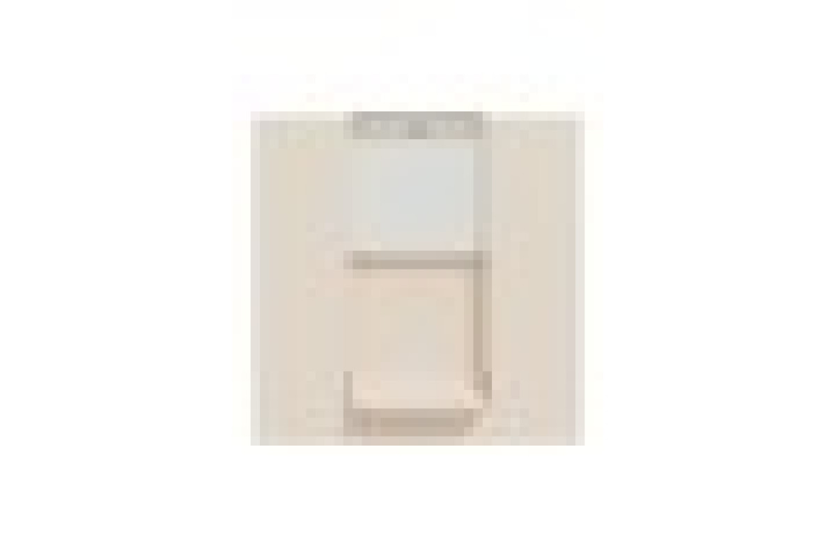 Розетка комп'ютерна RJ45, категорія 5 STP, 2 модулі, бежева Unica New Studio (NU341344)