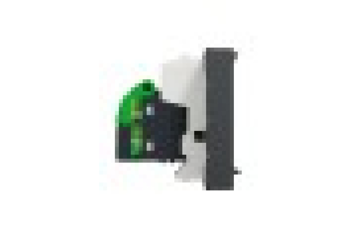 Розетка комп'ютерна RJ45, одинарна категорія 5 UTP, 2 модулі антрацит (NU341154)