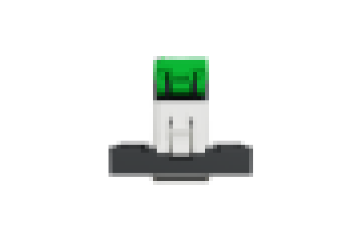 Розетка комп'ютерна RJ45, одинарна категорія 5 UTP, 2 модулі антрацит (NU341154)