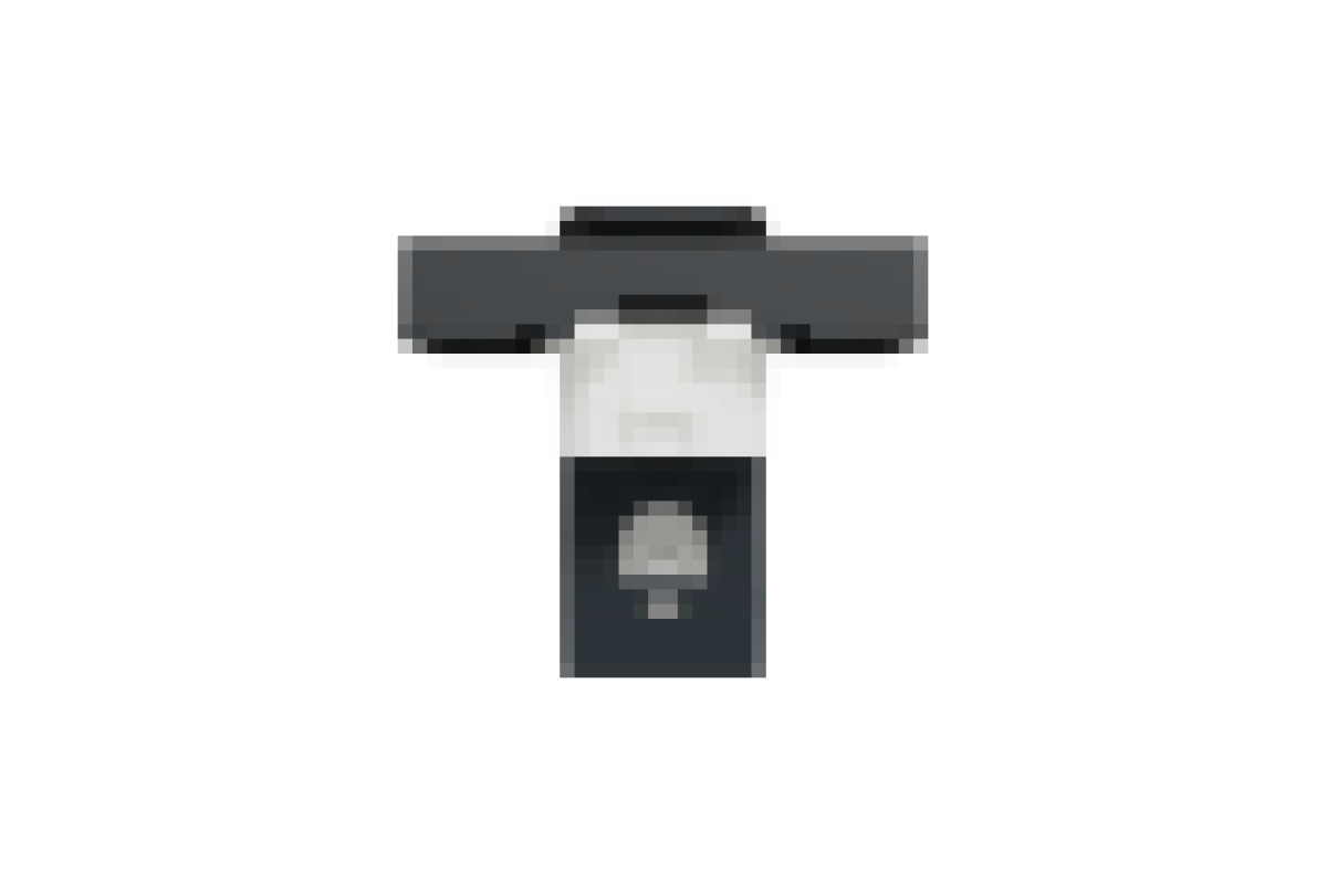 Розетка комп'ютерна RJ45, одинарна категорія 5 UTP, 2 модулі антрацит (NU341154)