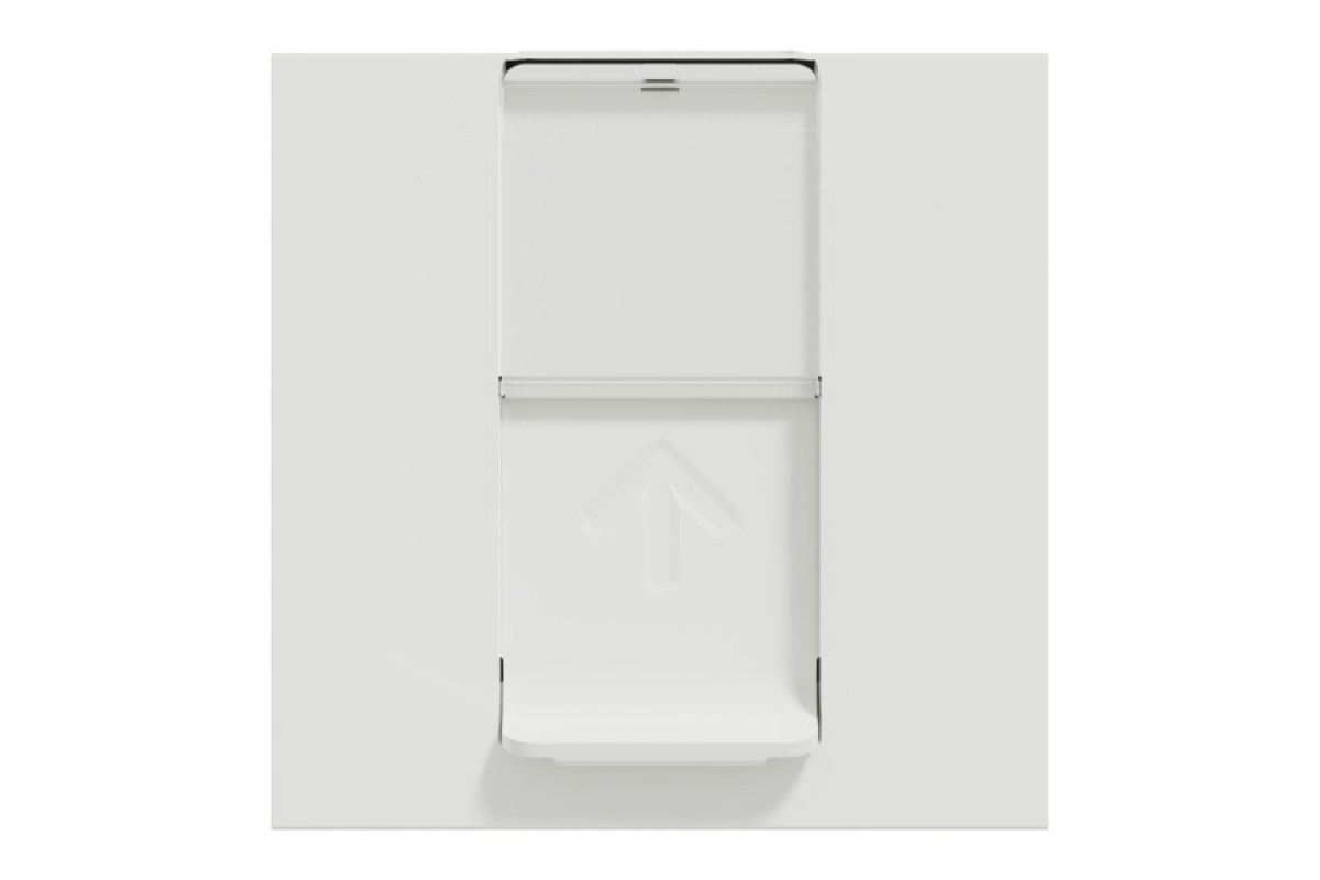 Розетка комп'ютерна RJ45, одинарна категорія 5, STP, 2 модулі білий (NU341318)