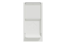 Розетка комп'ютерна RJ45, одинарна категорія 6 STP, 1 модуль білий (NU341618)