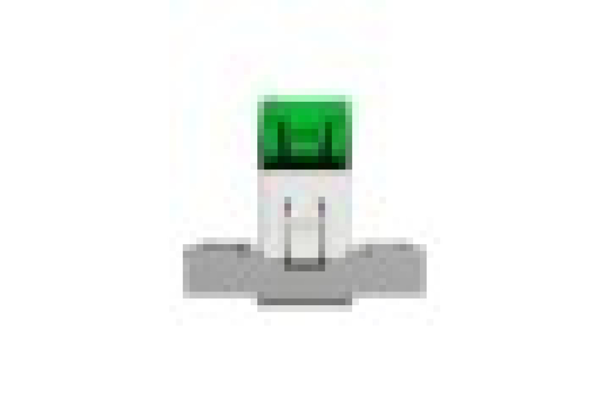 Розетка комп'ютерна RJ45, одинарна категорія 6 UTP, 2 модулі алюміній (NU341530)