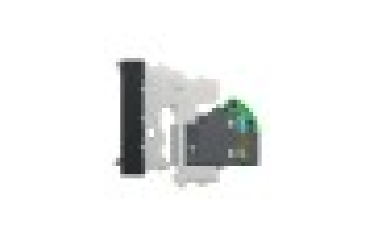 Розетка комп'ютерна RJ45, одинарна категорія 6 UTP, 2 модулі антрацит (NU341554)