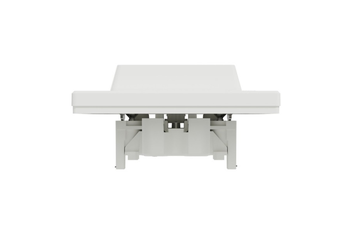 Розетка подвійна без заземлення Біла Asfora (EPH9700121)