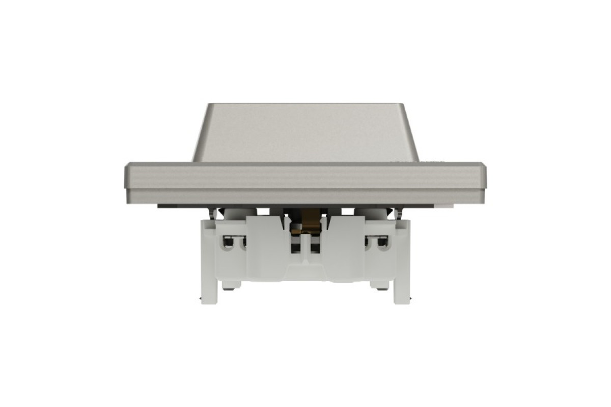 Розетка двойная с заземлением Бронза Asfora (EPH9900169)