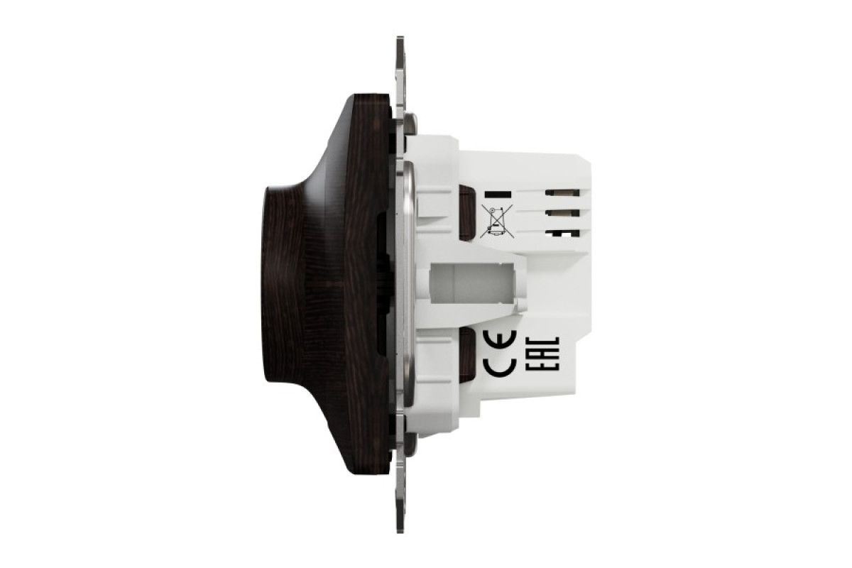 Універсальний поворотний LED димер RC/RL 5-200 Вт Венге Sedna Elements (SDD181502)