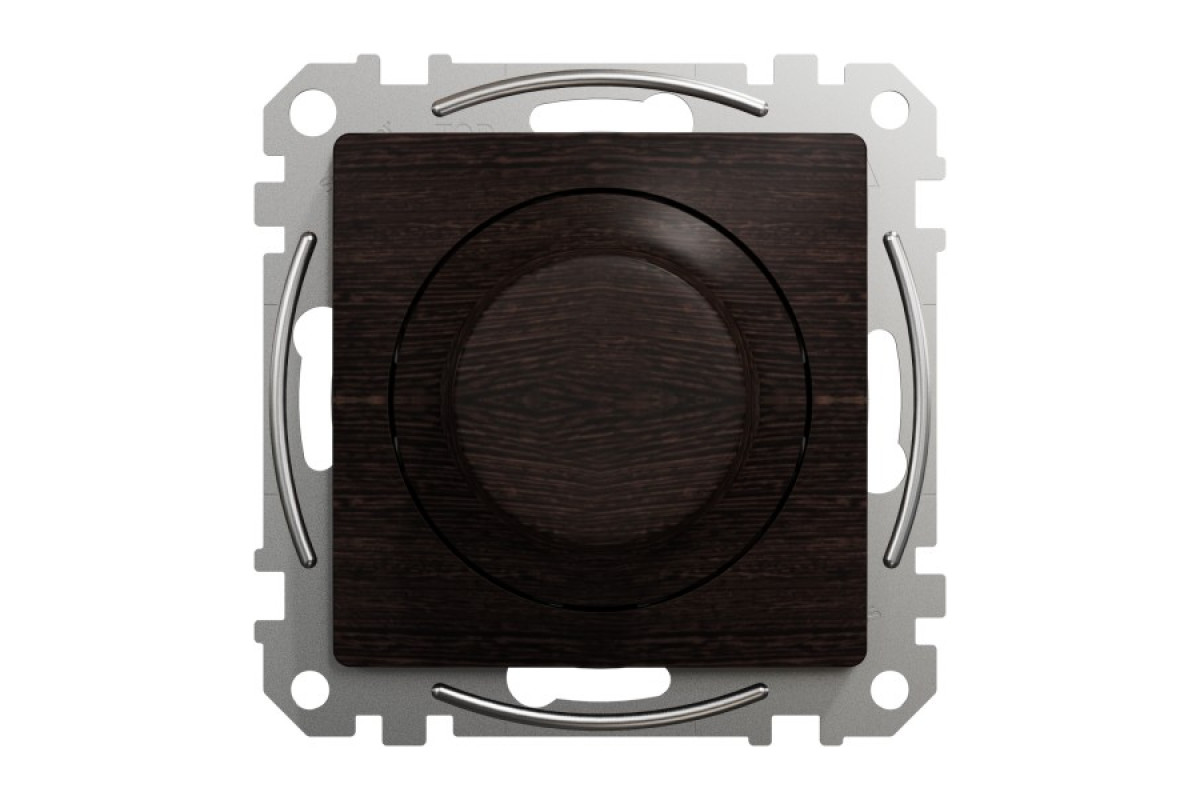 Універсальний поворотний LED димер RC/RL 5-200 Вт Венге Sedna Elements (SDD181502)