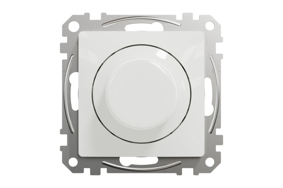 Універсальний поворотний димер для світлодіодних ламп Білий Sedna Design (SDD111502)
