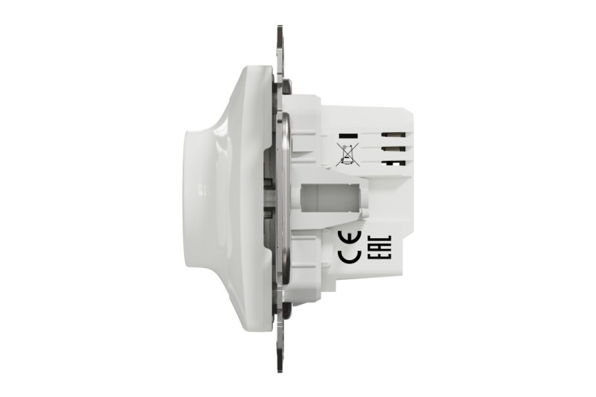 Універсальний поворотний димер для світлодіодних ламп Білий Sedna Design (SDD111502)