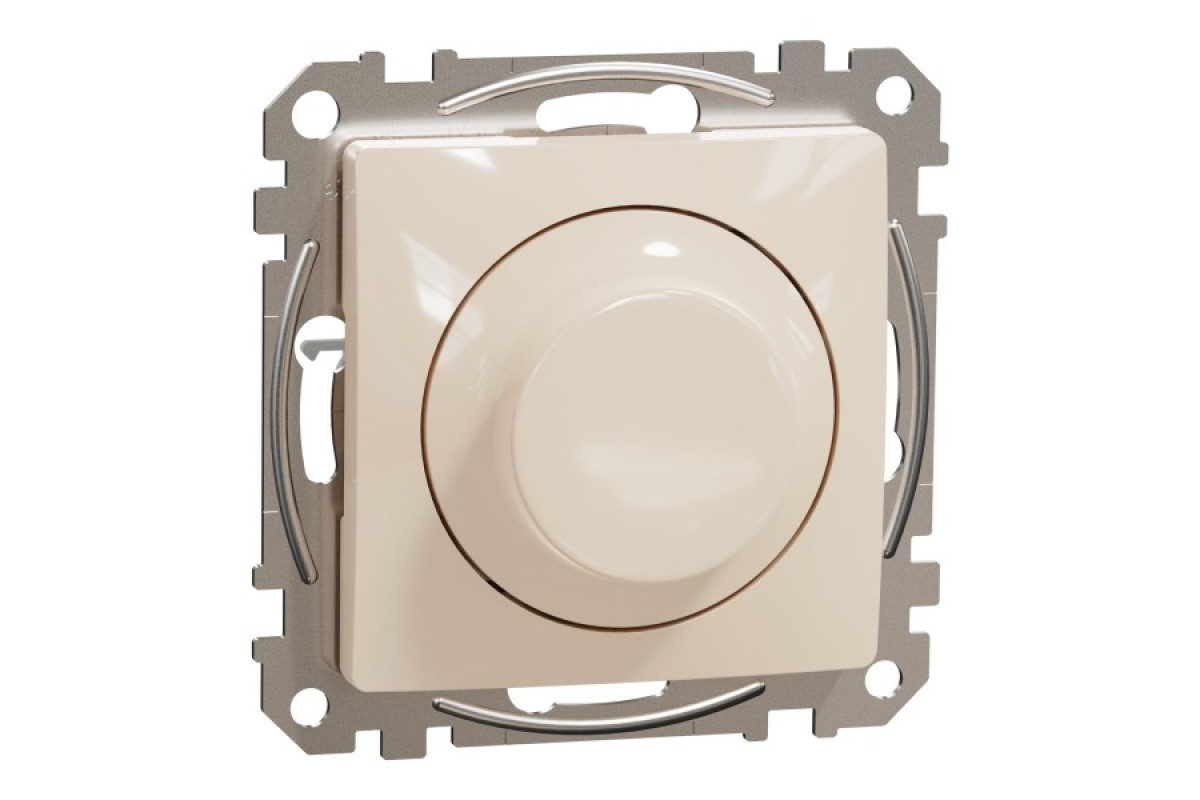 Універсальний поворотний димер для світлодіодних ламп Бежевий Sedna Design (SDD112502)