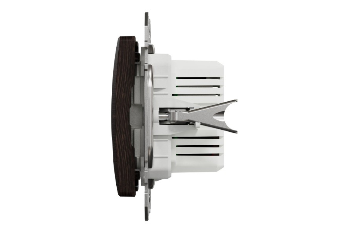 USB розетка типу А+С, 2,4 А, Венге Sedna Elements (SDD181402)