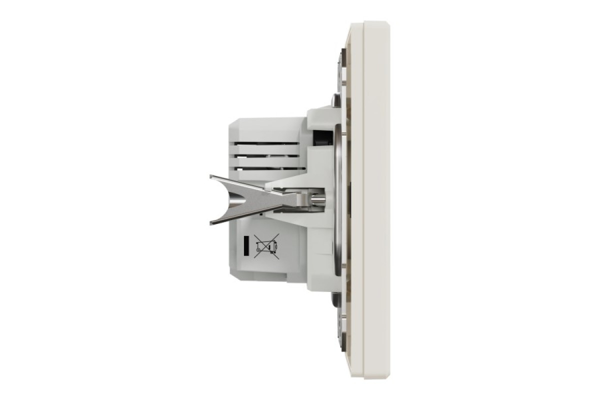 Подвійна USB зарядка 2.4 A Asfora крем (EPH2700323)