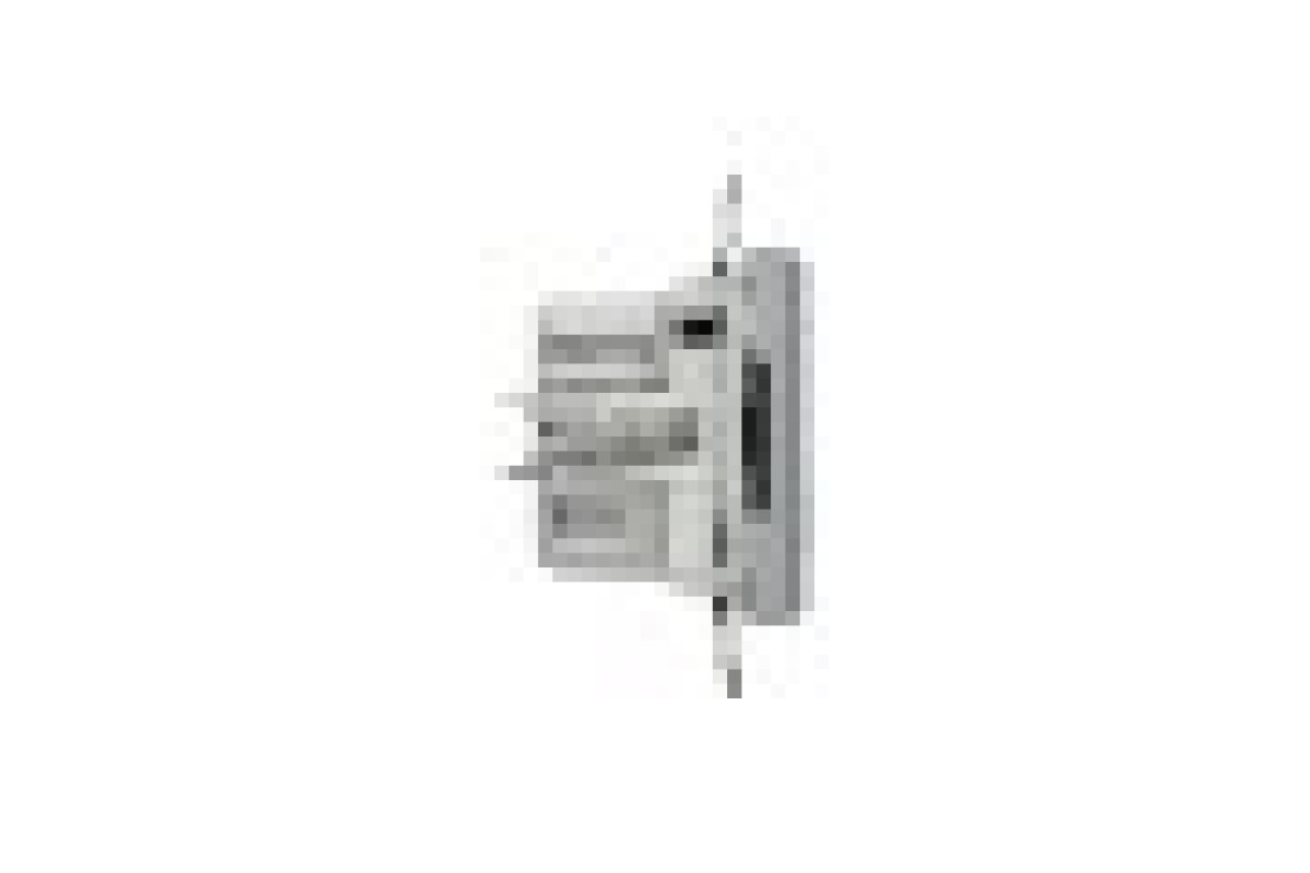 Подвійна USB зарядка 2.4 A Asfora сталь (EPH2700362)