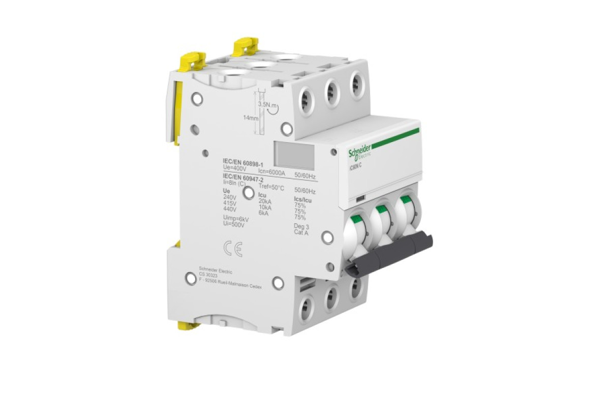 Автоматичний вимикач iC60N 3P 40A C (A9F79340)