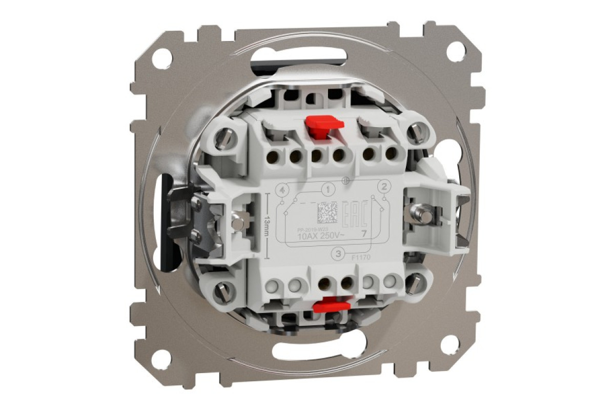 Проміжний вимикач Чорний Sedna Design (SDD114107)