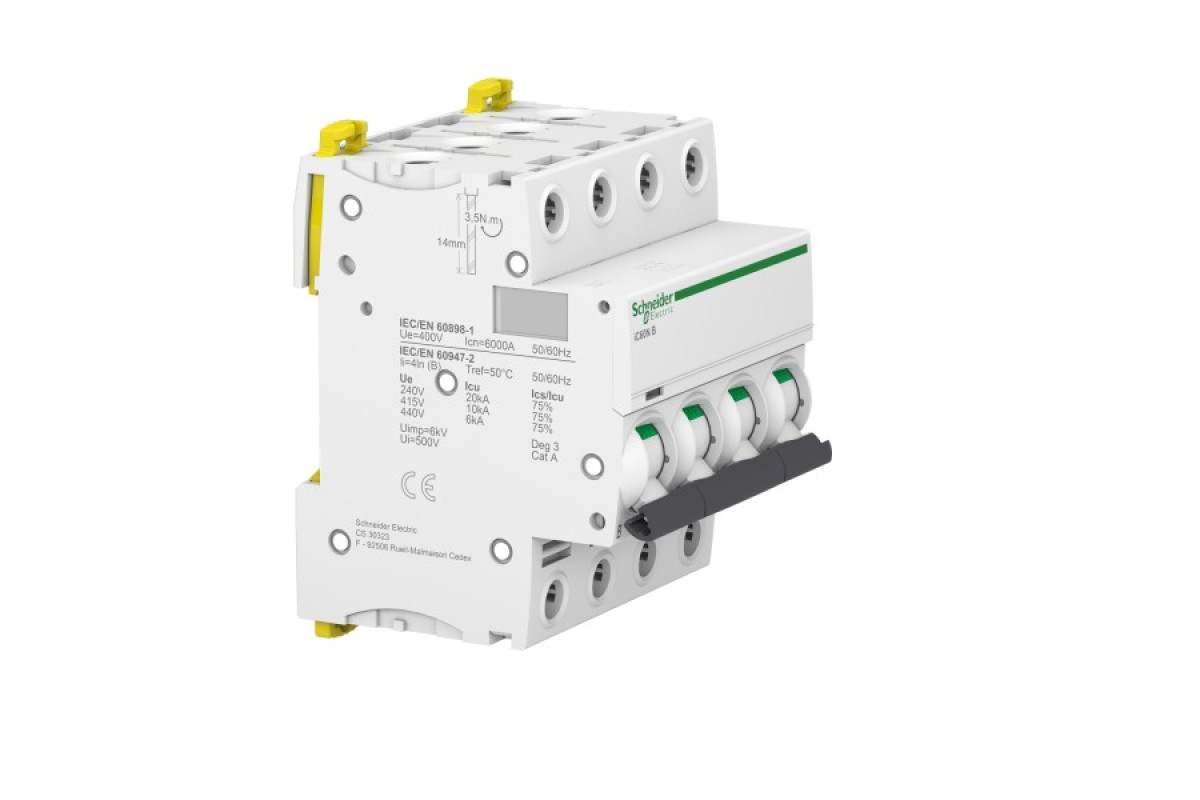 Автоматичний вимикач iC60N 4P 50A B (A9F78450)
