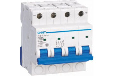 Модульний автоматичний вимикач NB1-63DC 4P C10A DC1000V 6KA (182732)