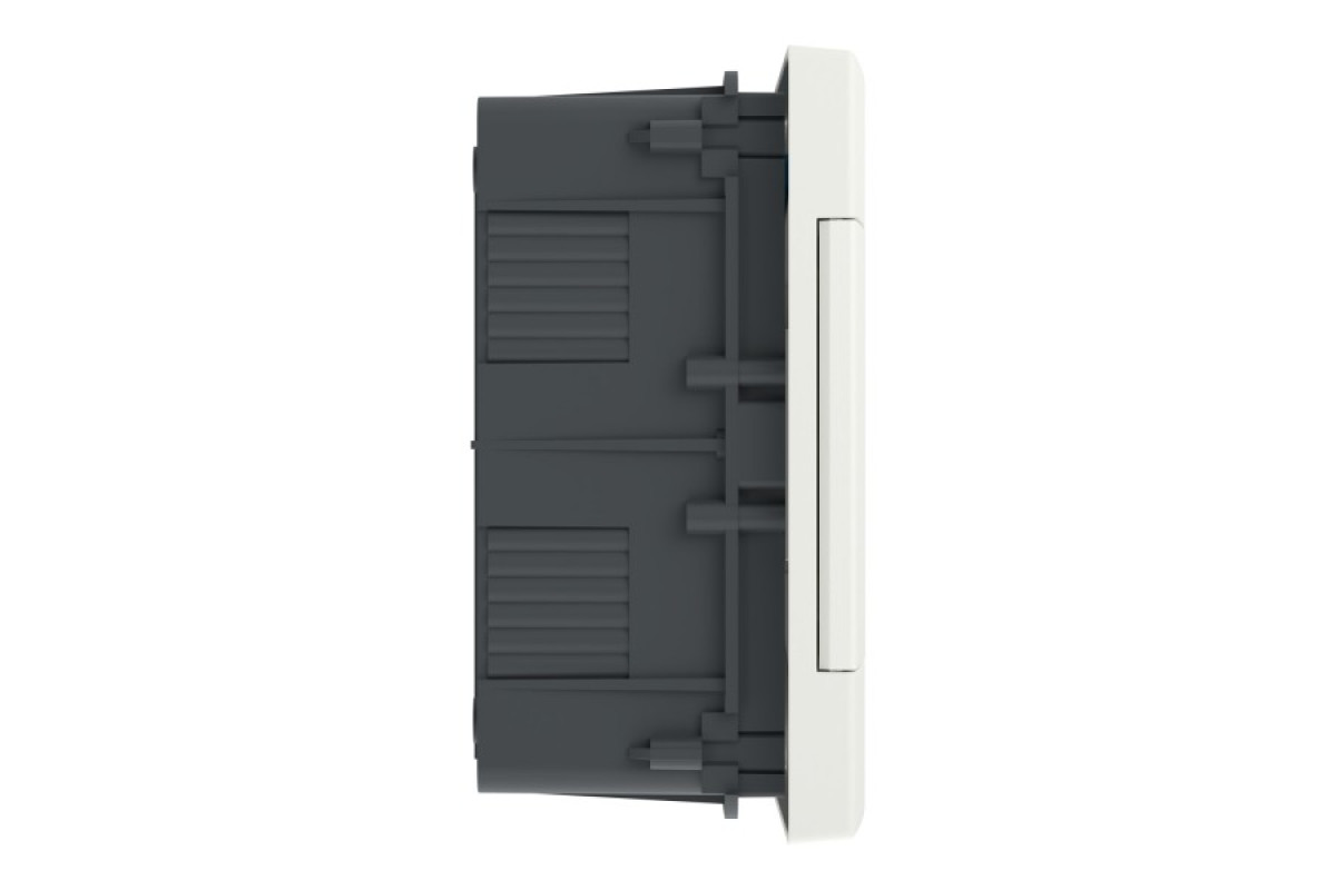 Щит пластиковий Easy9 EU, врізний, 1 ряд 12 модулів, білі двері (EZ9EUB112)
