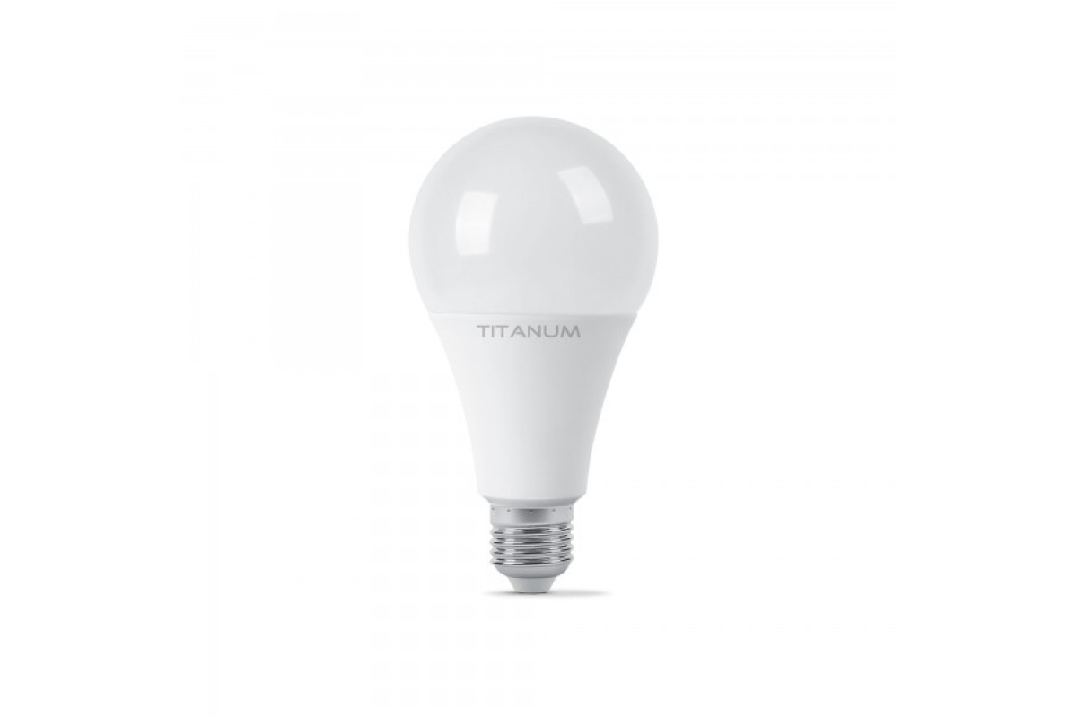 LED лампа TITANUM A80 18W E27 4100K (TLA8018274)