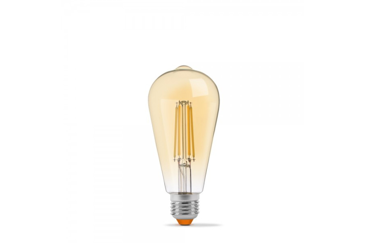 LED лампа VIDEX Filament ST64FAD 6W E27 2200K дімерна бронза (VL-ST64FAD-06272)