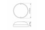 LED светильник IP65 круглый VIDEX 9W 5000K белый (VL-BHR-095PW)