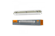 LED світильник IP65 лінійний під лампу 2хТ8 VIDEX 0,6М 220V (VL-BNW-T8062G)