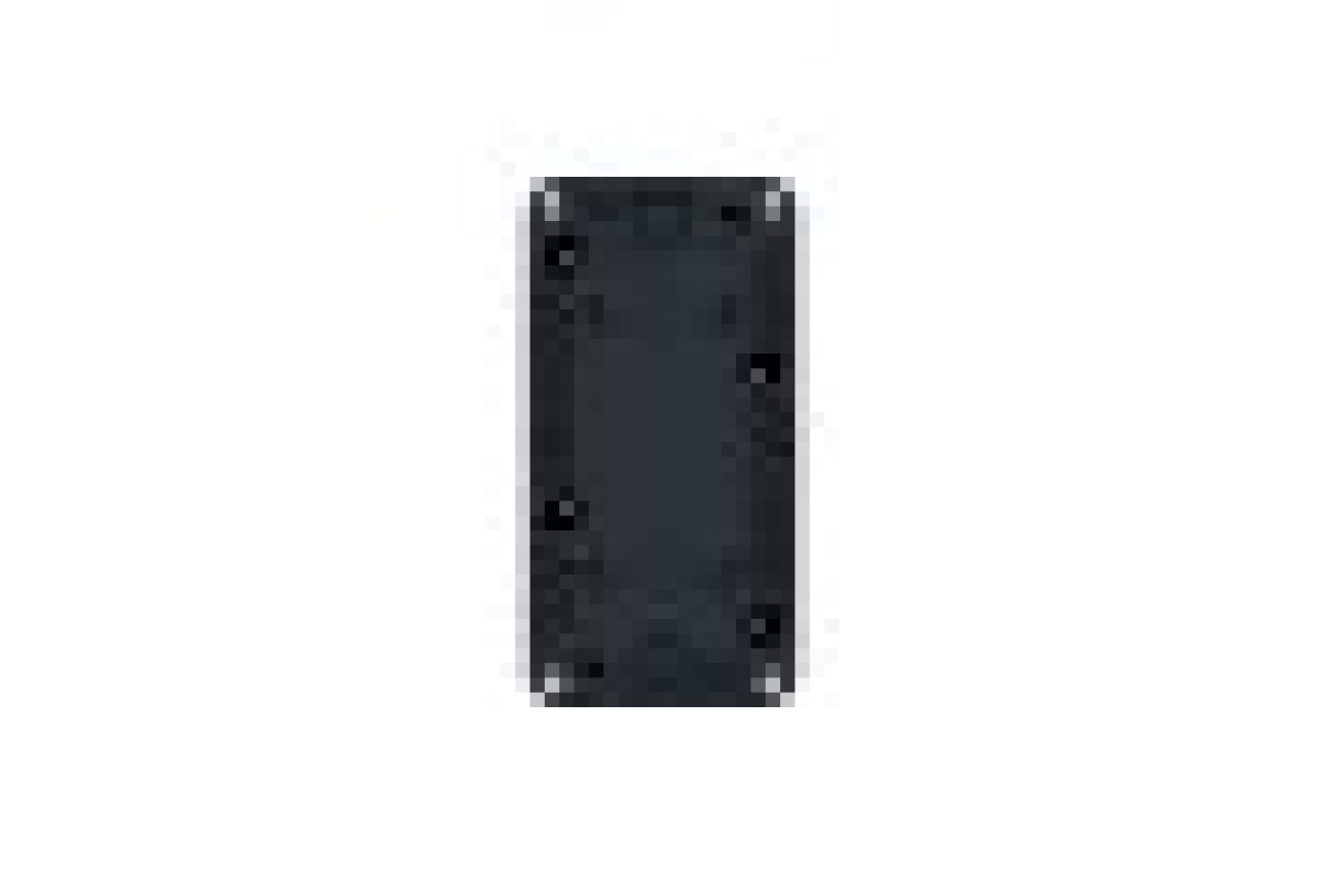 Двойной блок для поверхностного монтажа IP55 Mureva Styl, вертикальный, черный (MUR37912)