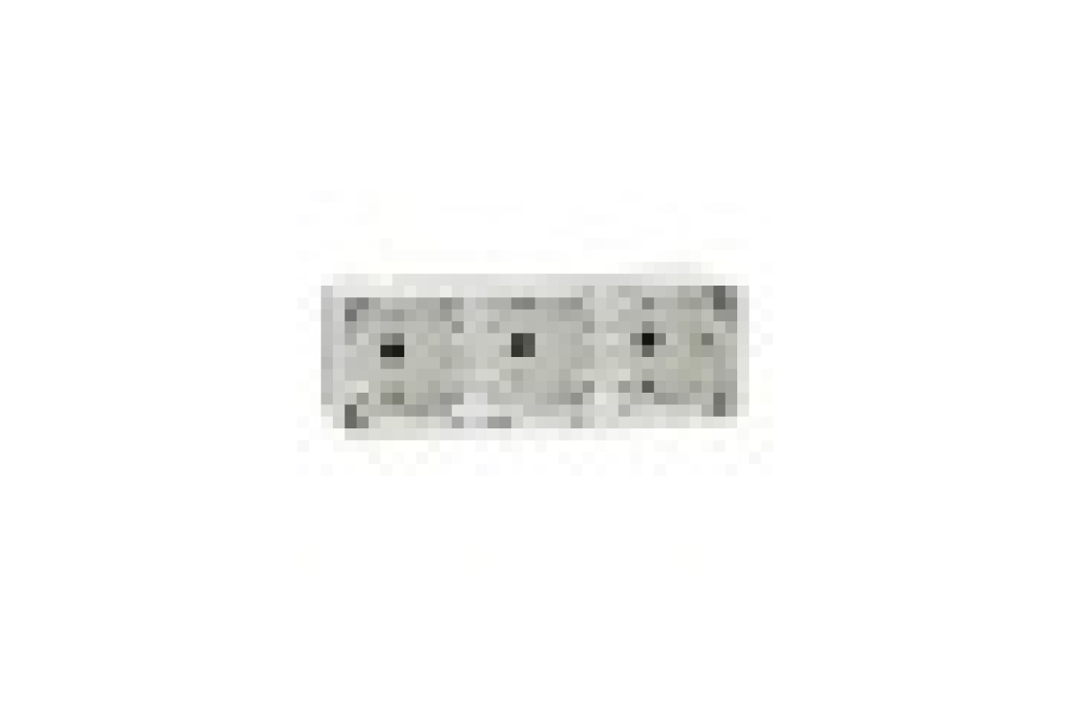 Тримісний бокс для накладного монтажу IP55 Mureva Styl, горизонтальний, білий (MUR39913)