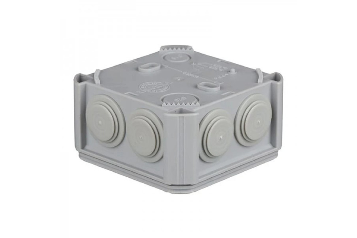 Розподільна коробка 90Х90Х52 IP55 з сальник гумовий (PLK4010850)
