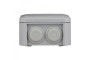 Розподільна коробка 90Х90Х52 IP55 з сальник гумовий (PLK4010850)