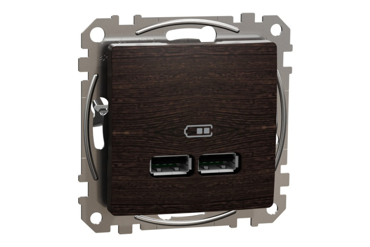 USB розетка A+A 2,1A Венге Sedna Elements (SDD181401)