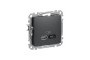 USB розетка A+C, 3 A, 45 Вт, Антрацит Sedna Design (SDD114404)