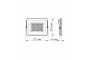 Світлодіодний прожектор VIDEX F2e 100W 5000K (VL-F2e-1005W)