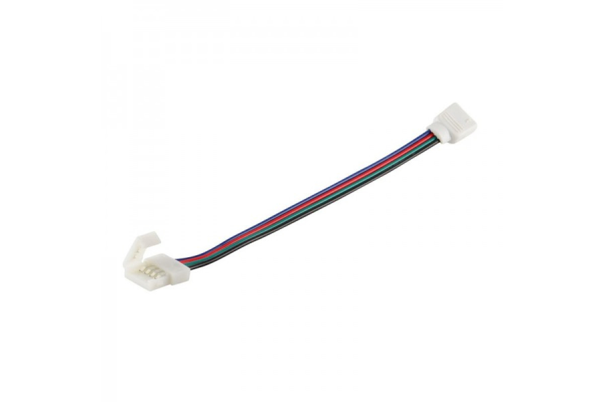 Конектор PROLUM™ для LED стрічки 10 мм, RGB + 2 затискачі (503008)