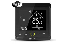 Терморегулятор с управлением по WiFi Castle AC603H VA-B (черный дисплей)